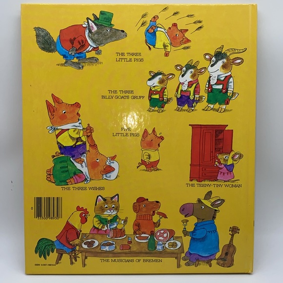 Richard Scarry’s Animal Nursery Tales Golden Book Hardcover Vintage - Picture 8 of 9